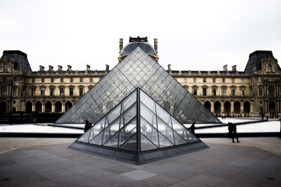 Post Modernism Architecture Louvre Museum Wallpaper