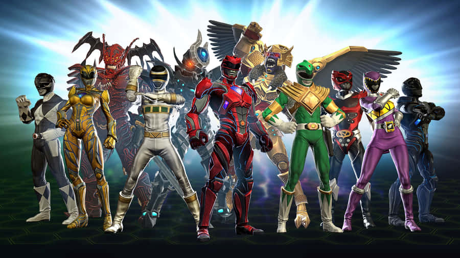 Power Rangers Team Showcase Wallpaper