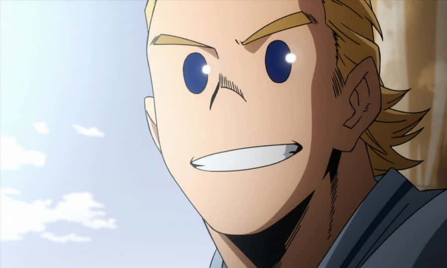 “power Up! Mirio Togata, The Powerful Hero With The Unwavering Moral Code” Wallpaper