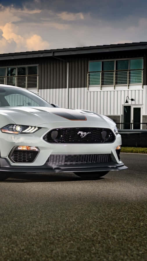 Powerful Ford Mustang Mach 1 In Action Wallpaper