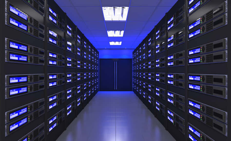 Powerful Gaming Servers Power Remote Gaming Experiences Wallpaper