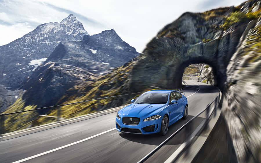 Powerful Jaguar Xfr In Its Full Glory Wallpaper