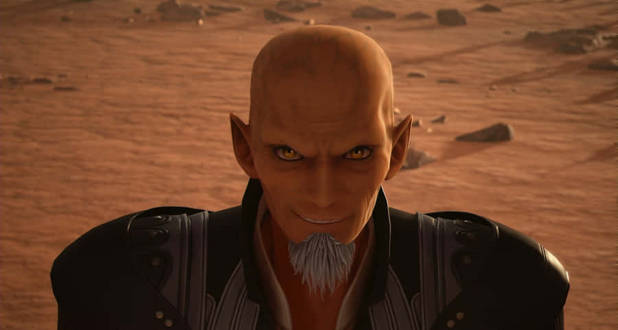 Powerful Kingdom Hearts Xehanort With Keyblade Wallpaper