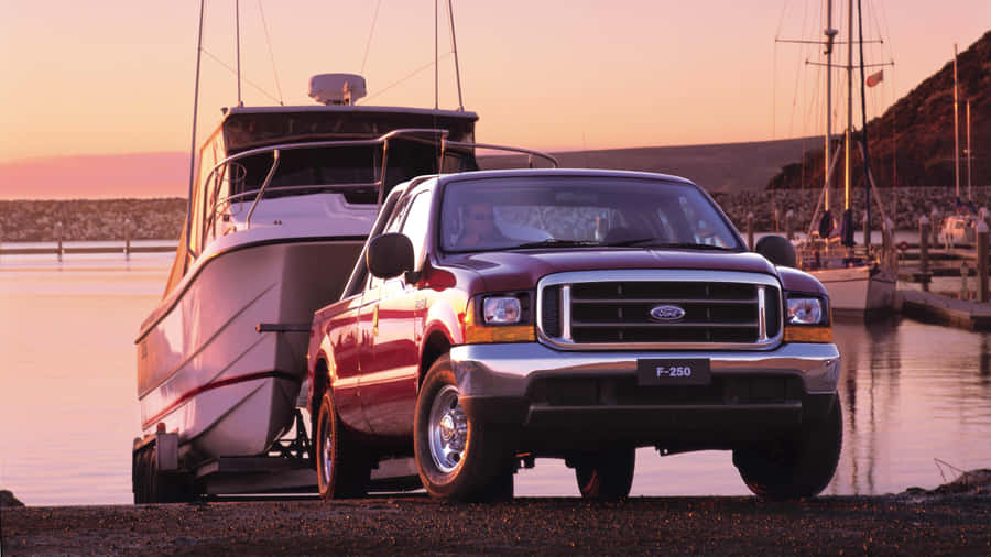 Powerful Performance - The Majestic Ford Powerstroke Wallpaper