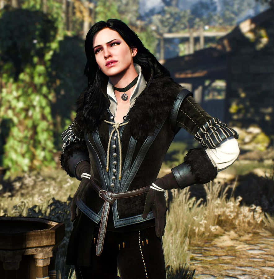 Powerful Sorceress Yennefer Of Vengerberg Wallpaper