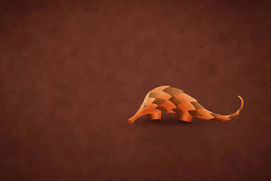 Precise Armadillo Illustration Wallpaper