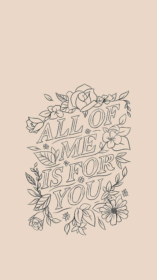 Preemptive Quotes In Floral Design Wallpaper