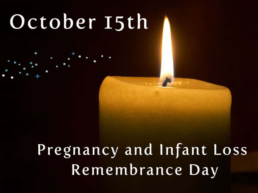 Pregnancy Infant Loss Remembrance Day Candle Wallpaper