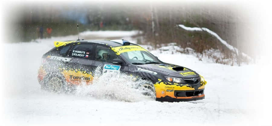 Premium Winter Tires Ready For The Snow Wallpaper