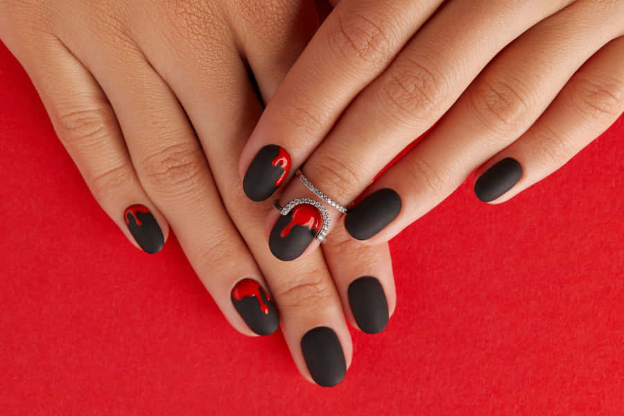 Prepare For Halloween With Festive Nail Art Wallpaper