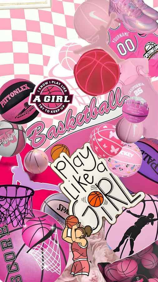 Preppy Basketball Girl Vibes Wallpaper