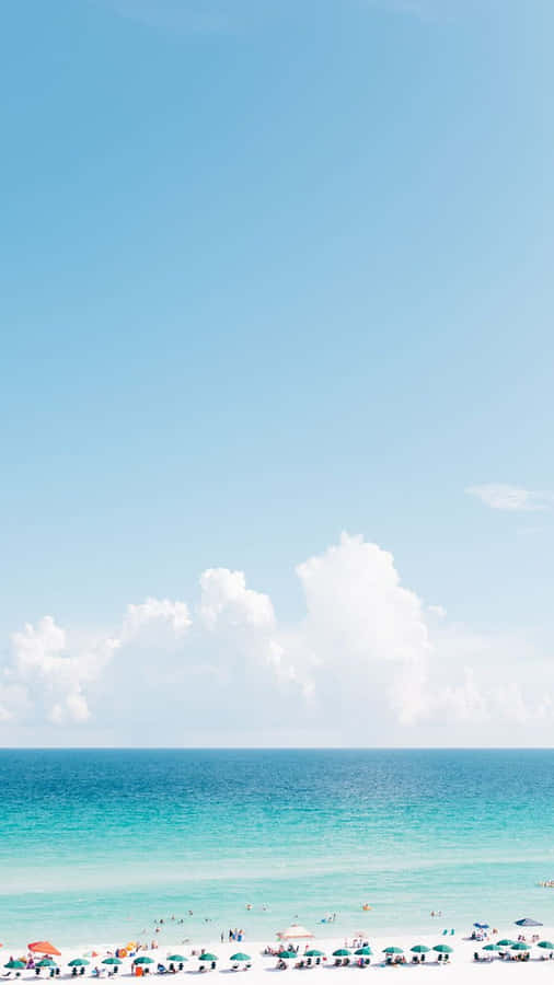 Preppy Beach Aesthetic Summer Vibes.jpg Wallpaper