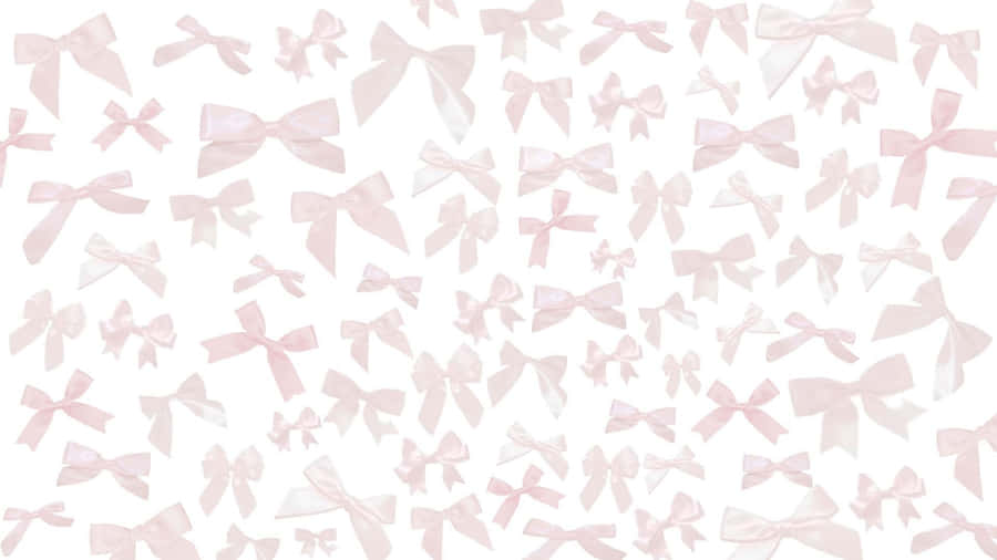 Preppy Bow Pattern Wallpaper