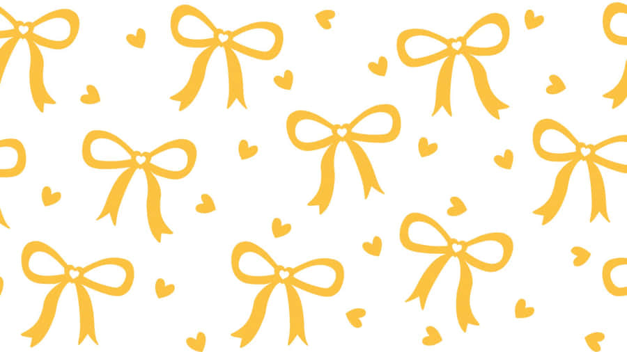 Preppy Bow Pattern Wallpaper