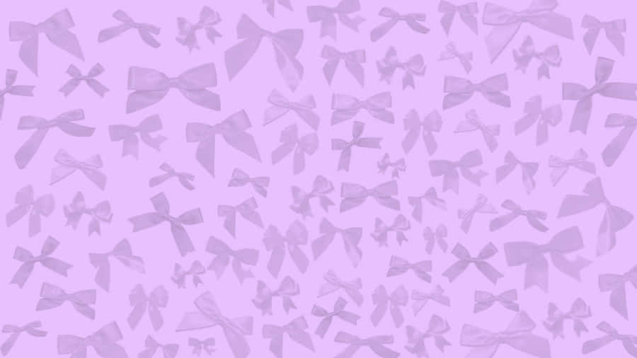 Preppy Bow Pattern Wallpaper