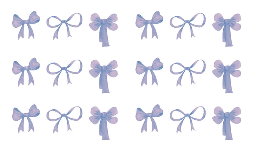 Preppy Bow Patterns Wallpaper
