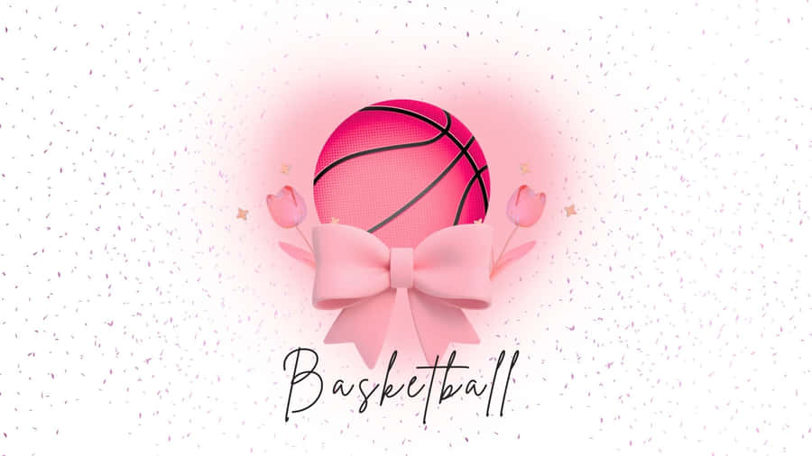 Preppy Pink Basketball Style Wallpaper