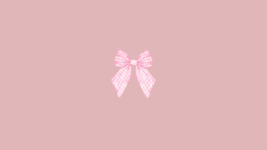 Preppy Pink Bow Wallpaper