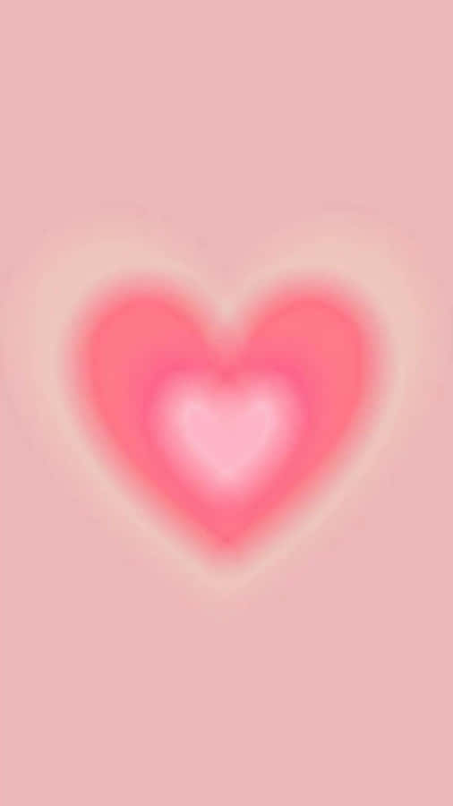 Preppy Pink Heart Background Wallpaper