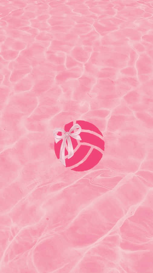 Preppy Pink Volleyball Wallpaper