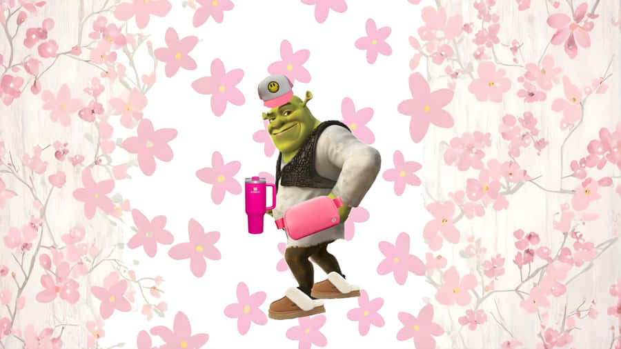 Preppy Shrek Style Wallpaper