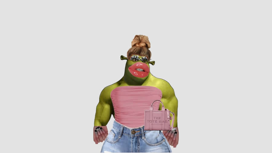 Preppy Shrek Style Wallpaper