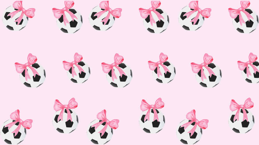 Preppy Soccer Pattern Wallpaper
