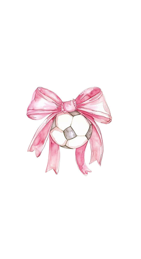 Preppy Soccer Style Bow Wallpaper