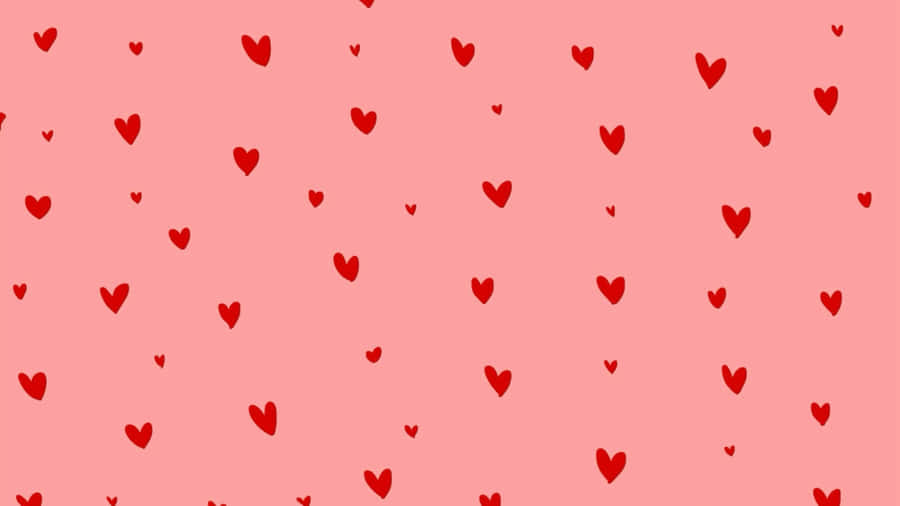 Preppy Valentines Day Hearts Wallpaper