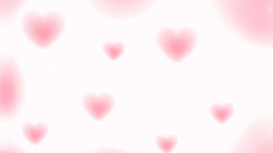 Preppy Valentines Day Hearts Wallpaper