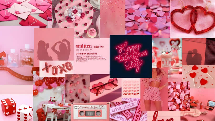 Preppy Valentines Day Inspiration Wallpaper