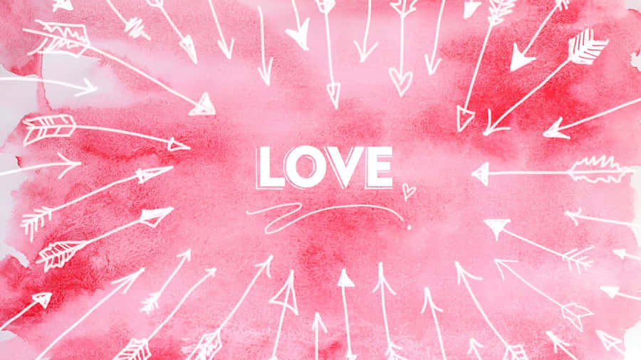 Preppy Valentines Day Love Wallpaper