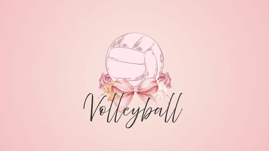 Preppy Volleyball Style Wallpaper