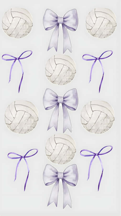 Preppy Volleyball Style Wallpaper