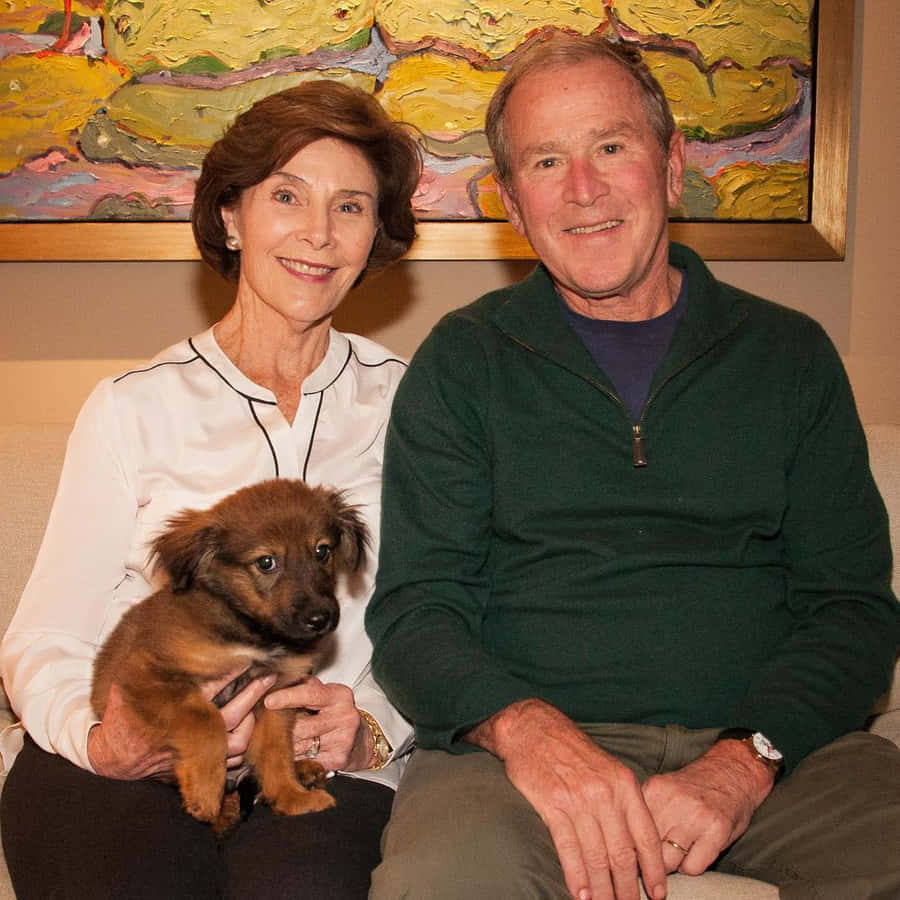 President George W. Bush And Laura Wallpaper