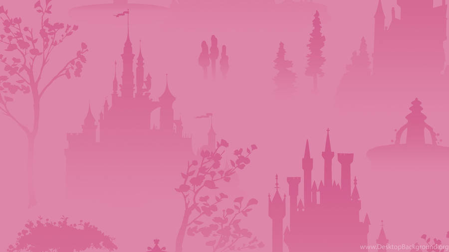 Pretty Desktop Pink Castle Wallpaper