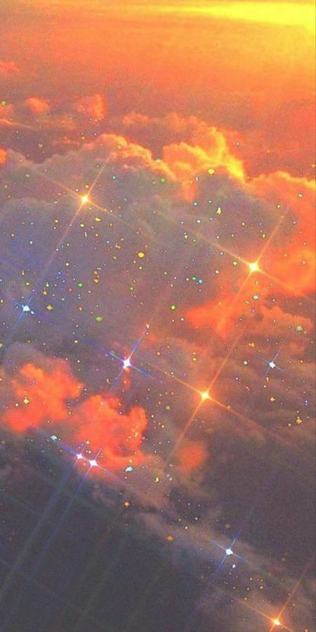 Pretty Sparkling Sky Lock Screen Wallpaper