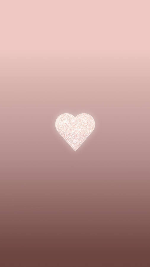 Pretty White Heart Lock Screen Wallpaper