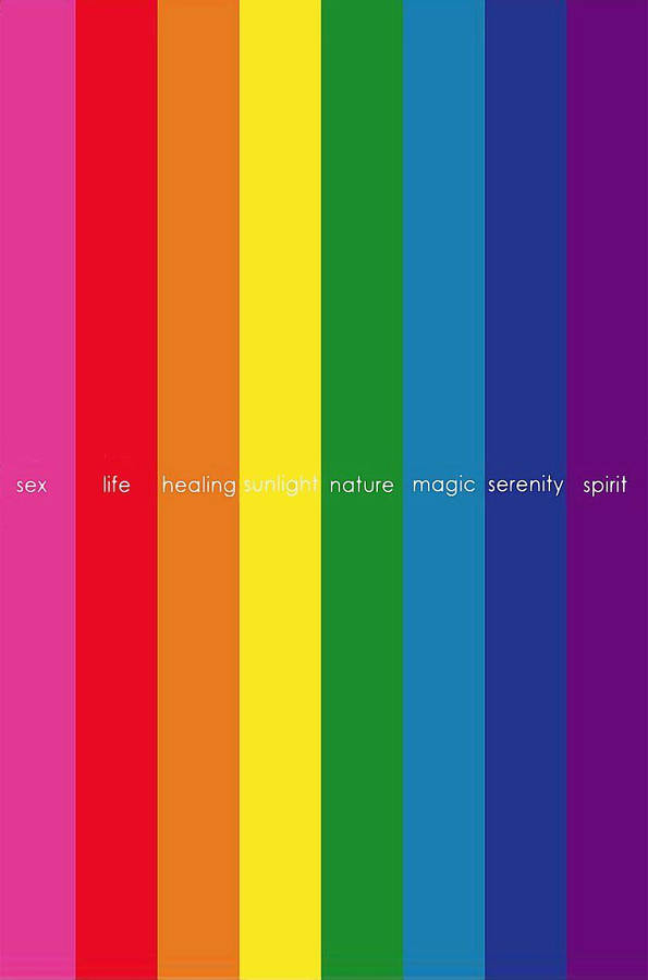 Pride Flag Words Wallpaper