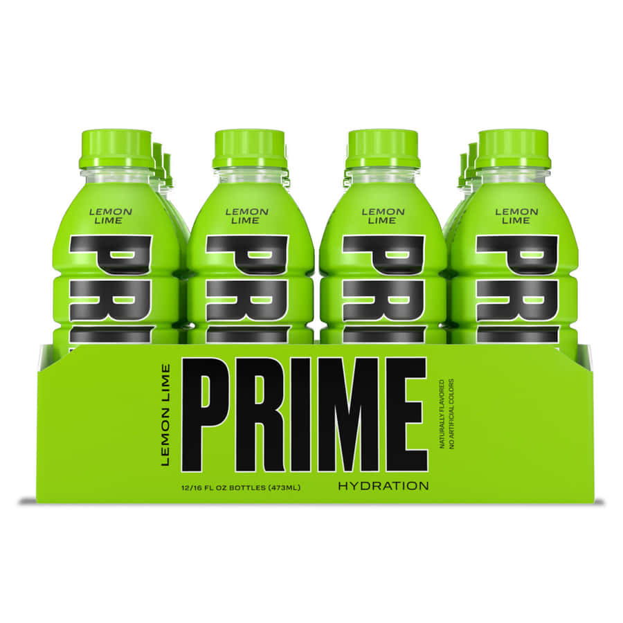 Prime Lemon Lime Hydration Drink Bottles Wallpaper