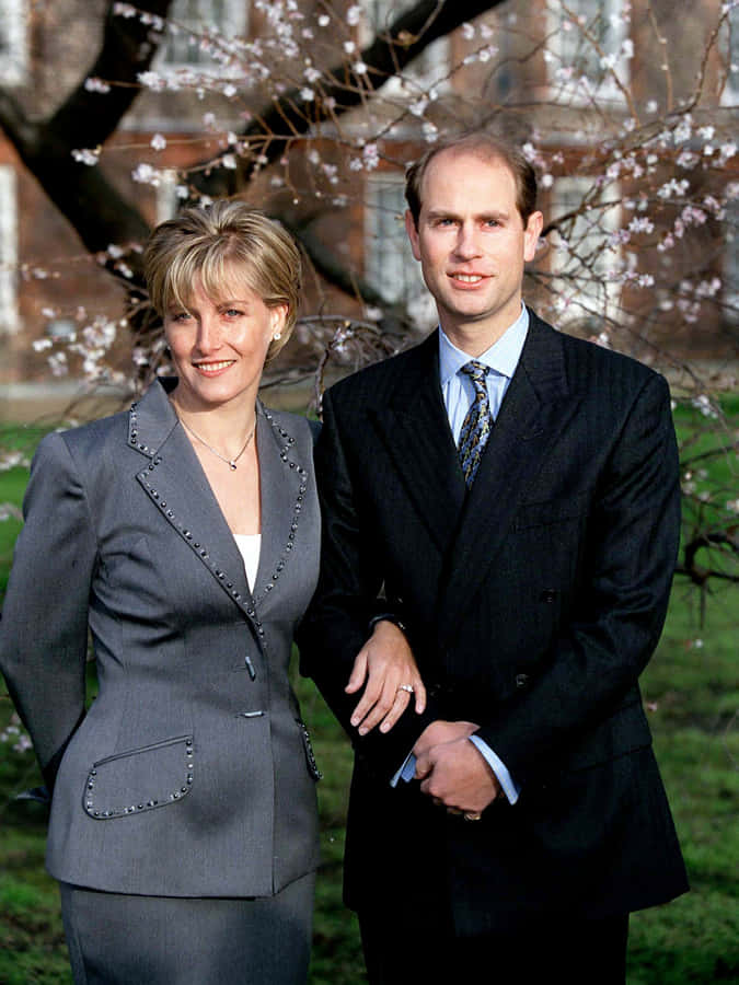 Prince Edward And Beautiful Wife Wallpaper