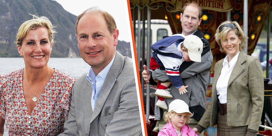 Prince Edward Family Collage Wallpaper