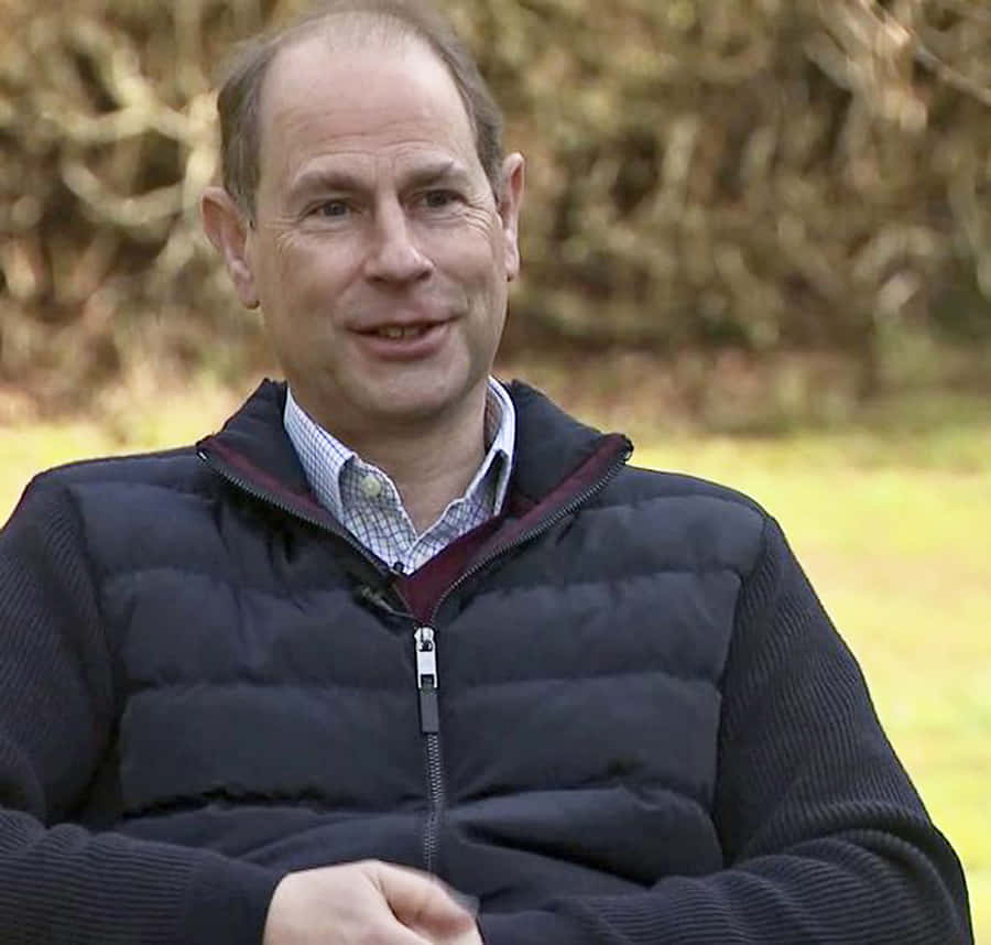 Prince Edward In Black Jacket Wallpaper