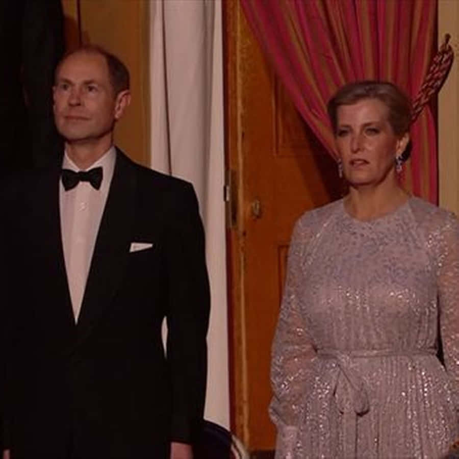 Prince Edward Listening To National Anthem Wallpaper