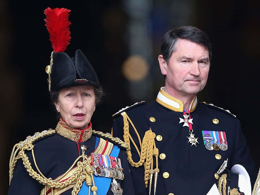 Princess Anne And Her Husband Wallpaper