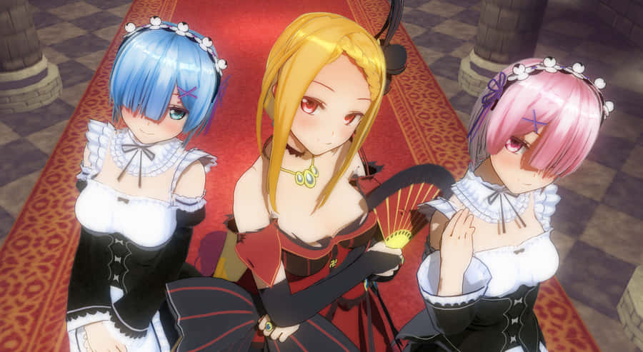 Priscilla Barielle In Elegant Dress Wallpaper