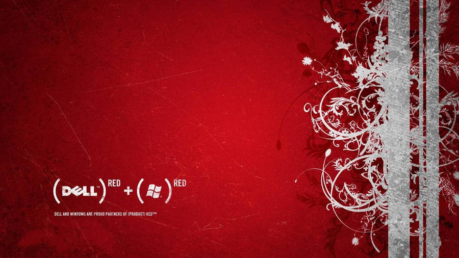 Product Red And Dell Hd Art Wallpaper