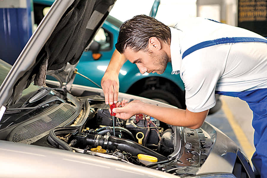 Professional Car Repair Service Wallpaper