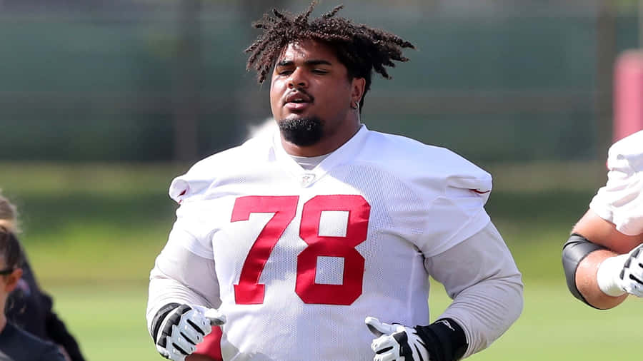 Professional Football Player Training Session Wallpaper