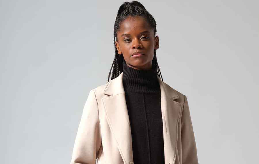 Professional Portrait Beige Blazer Wallpaper